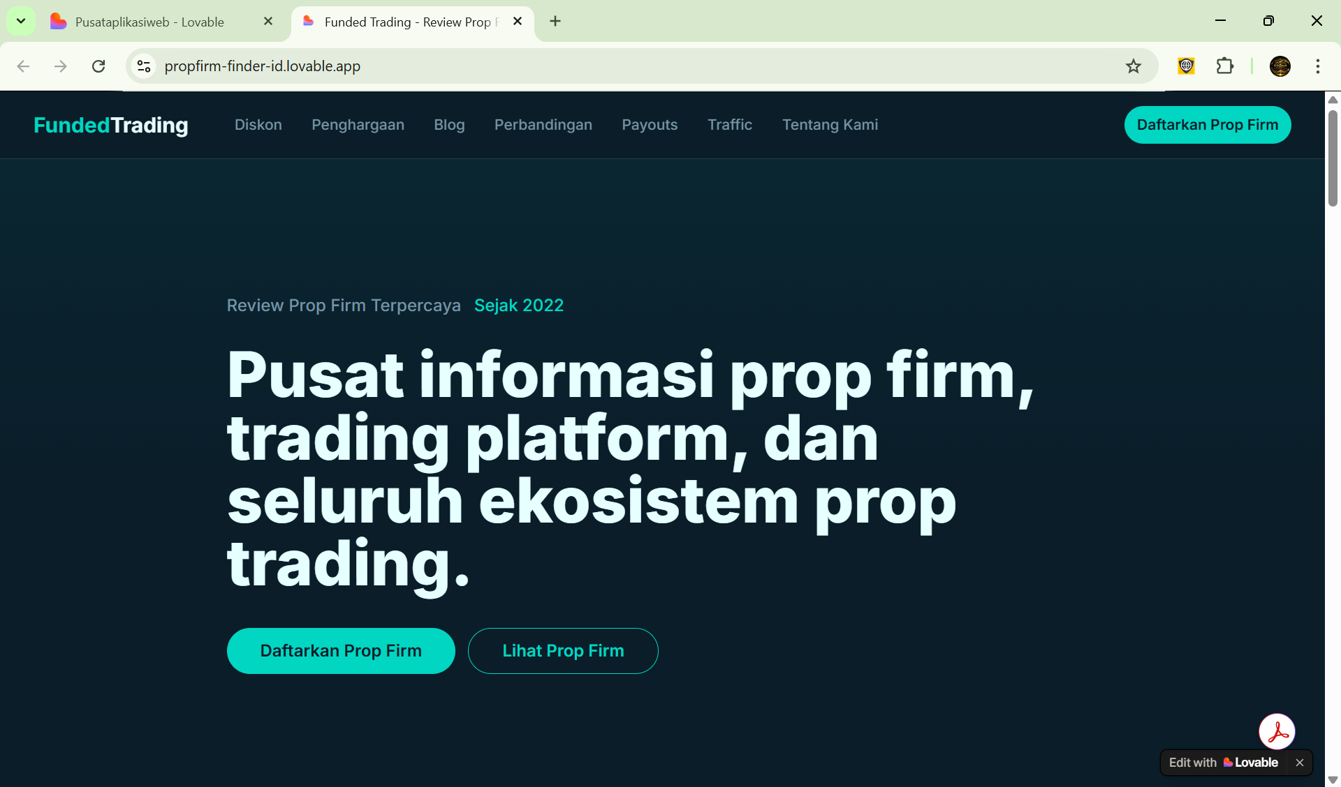 Prop Firm Finder ID